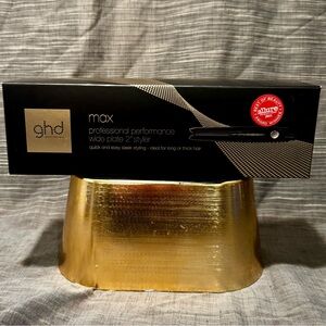 GHD MAX FLAT IRON (2 INCH PLATE) BLACK BRAND NEW